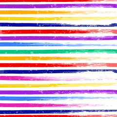 Abstract colorful lines pattern on white background.