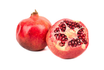 Cut pomegranate
