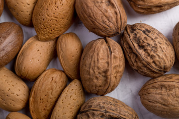 mixed nuts background