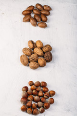 mixed nuts background