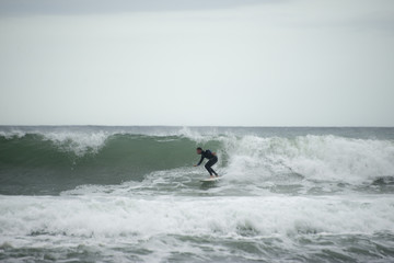 Surfing in Jeffreys Bay