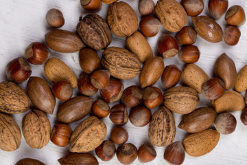 mixed nuts background
