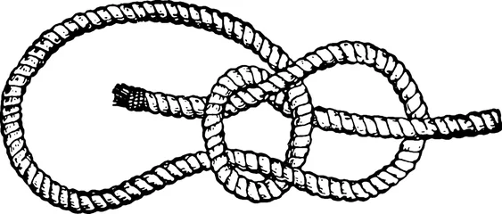 Cercles muraux Naviguer Vintage image knot