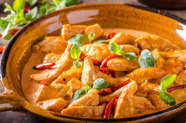 Delicious curry homemade