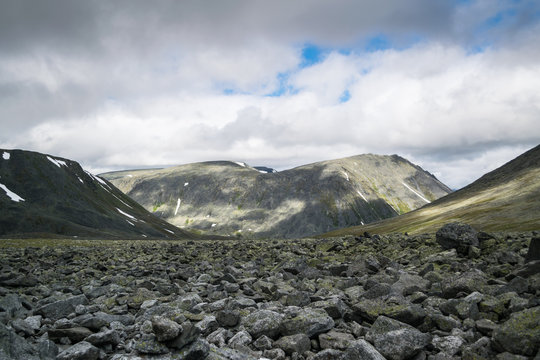 Ural mountain ridge