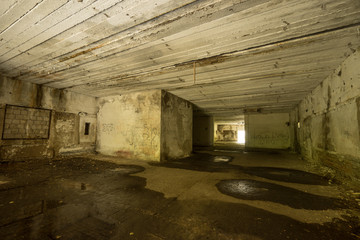 Fototapeta na wymiar Wolf's Lair, Bunker in Poland.