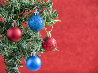 Christmas tree decoration background 2