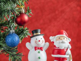 Christmas tree decoration background 6