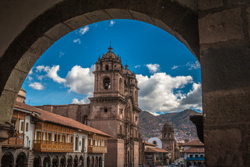 Jesuits church in Cusco Peru