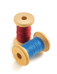 spool of thread on white