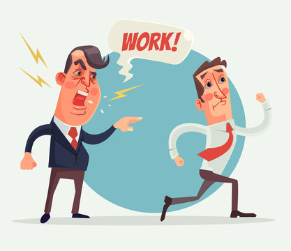 Angry Boss Cartoon Images – Browse 7,345 Stock Photos, Vectors, and Video |  Adobe Stock