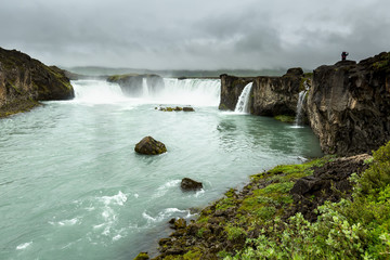 Fototapeta na wymiar Beautifull Godafoss waterfall in Iceland