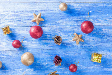 Obraz na płótnie Canvas toys on the Christmas tree