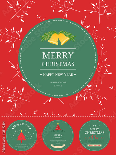 &quot;Christmas vintage flower pattern background.&quot; Stock image and royalty-free vector files on