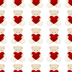 Teddy Bear Valentines Day Card