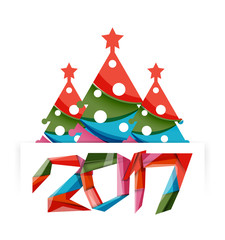 Happy New Year and Chrismas holiday greeting card elements