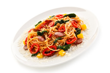 Pasta and vegetables 