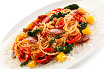 Pasta and vegetables 