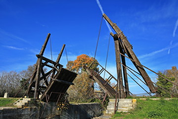 Fototapeta na wymiar Brücke von Langlois
