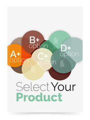 Circle abstract background