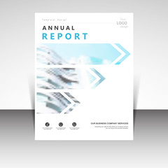Business annual report brochure design vector illustration. Business presentation, poster, cover, booklet, banner, leaflet, flyer, newsletter, magazine, publication, landing page layout template