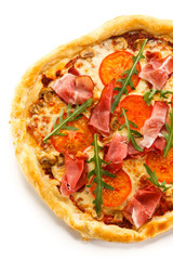 Pizza on white background 