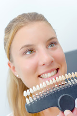 woman with teeth