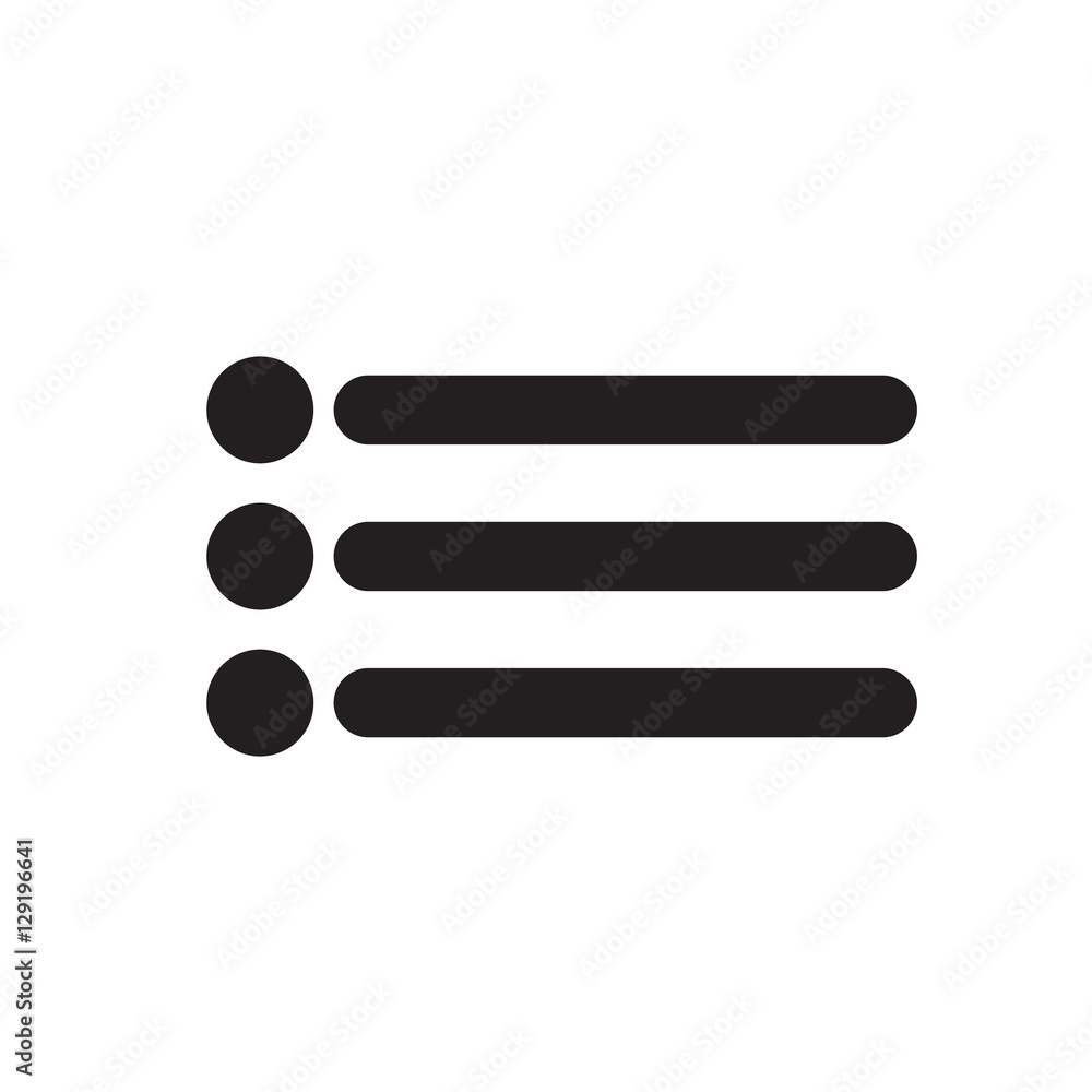 Poster expand menu button black. expand menu on white background.