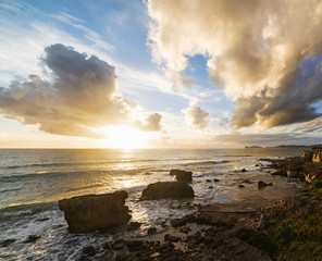 sunset clouds over Alghero