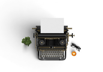 vintage typewriter