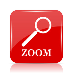 Zoom with loupe icon