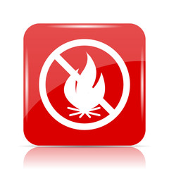 Fire forbidden icon