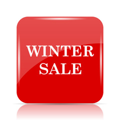 Winter sale icon