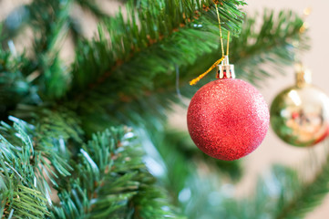Obraz na płótnie Canvas Christmas Tree Ball