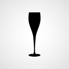 Champagne glass icon