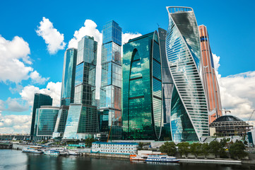Obraz na płótnie Canvas Moscow International Business Center 