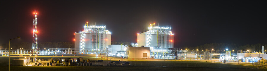 The LNG terminal in Swinoujscie