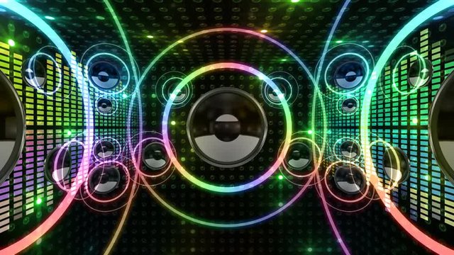 Disco and Club Space background.