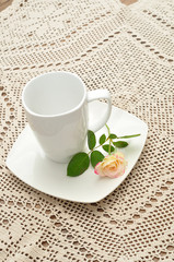 A setting for coffee or tea