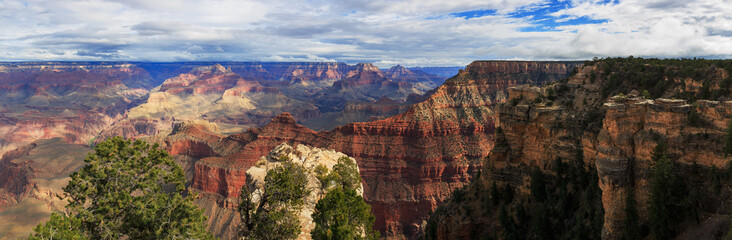 Cool Landscape from South Rim of Grand Canyon, Arizona, United S