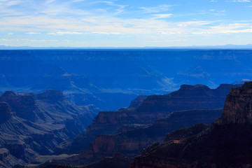 Fototapeta na wymiar Pleasant Landscape of Grand Canyon from North Rim, Arizona, Unit
