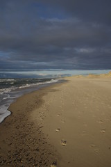 Weiter Strand in Jütland