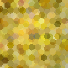 Fototapeta na wymiar Vector background with hexagons. Can be used in cover design, book design, website background. Vector illustration. Beige, yellow colors.