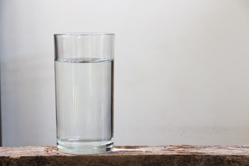 Drink a glass of water on the floor.