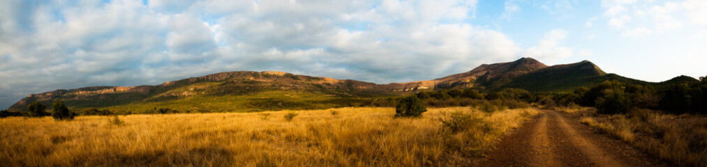 Panorama of the mountains in Ithala GR