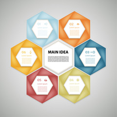 Vector Progress Background / Product choice or Version. eps 10