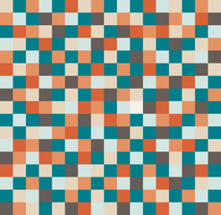 Abstract Geometric Background, Made Of Colorful Squares