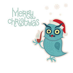 Christmas design with animals.