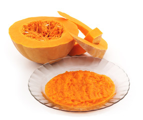 Pumpkin and porridge.