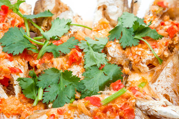 fish prepared at Thai
